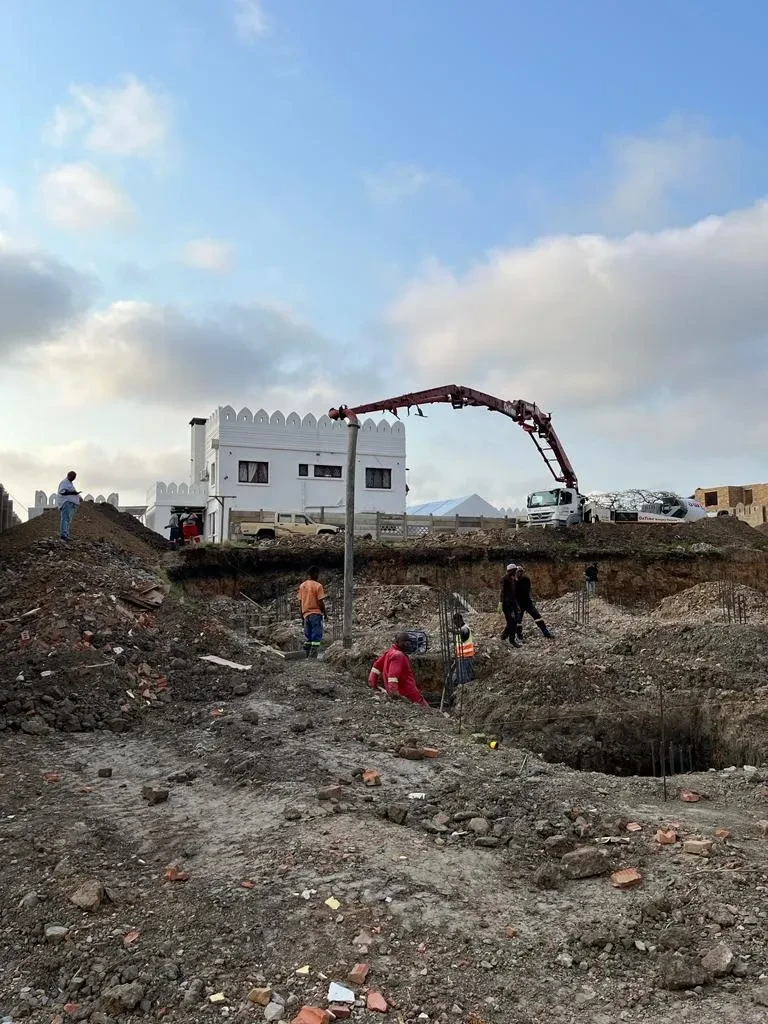 Project site — construction progress photo