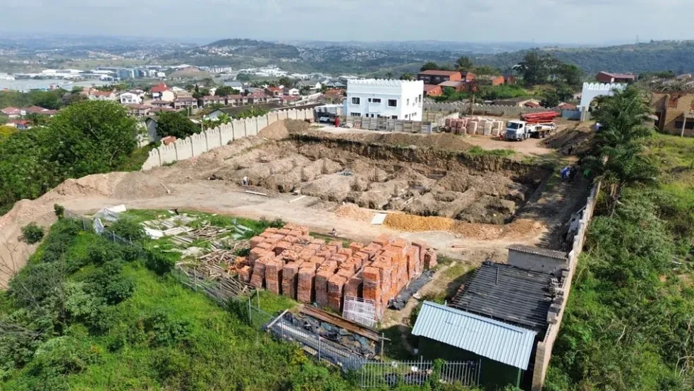 Project site — construction progress photo