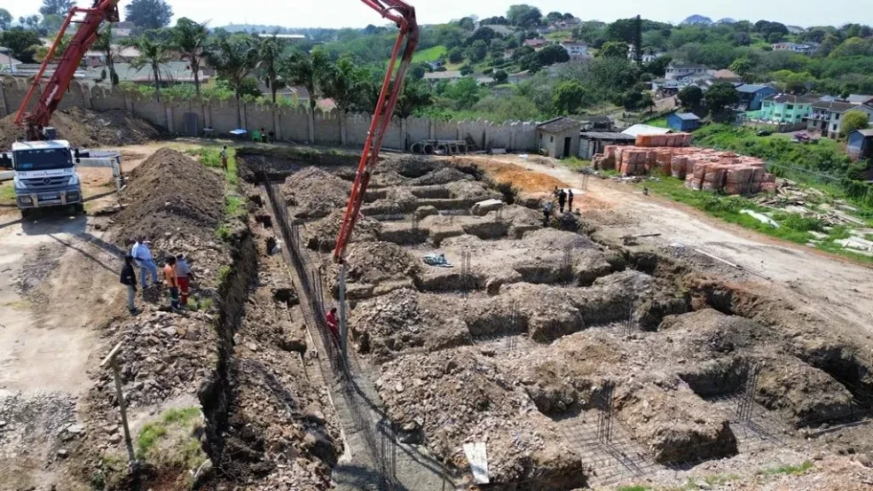 Project site — construction progress photo