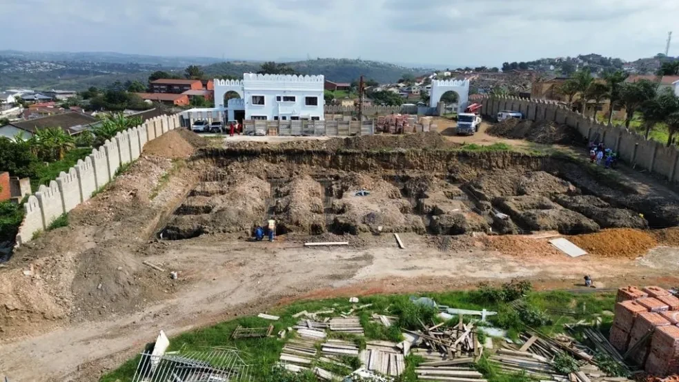 Project site — construction progress photo
