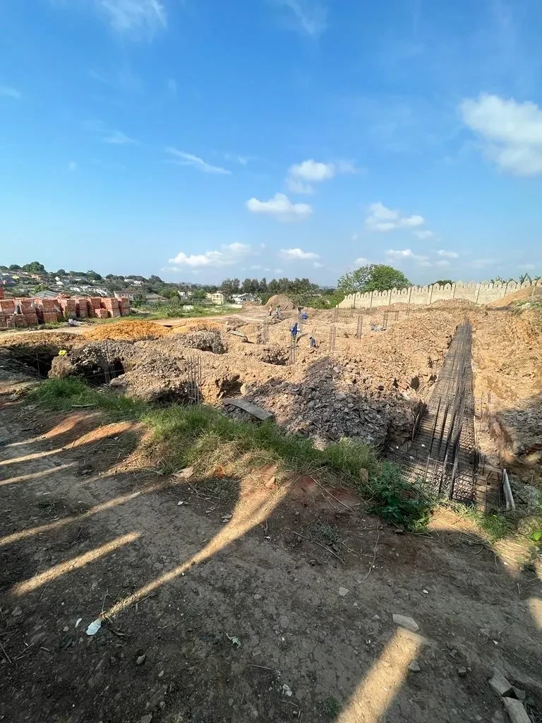 Project site — construction progress photo