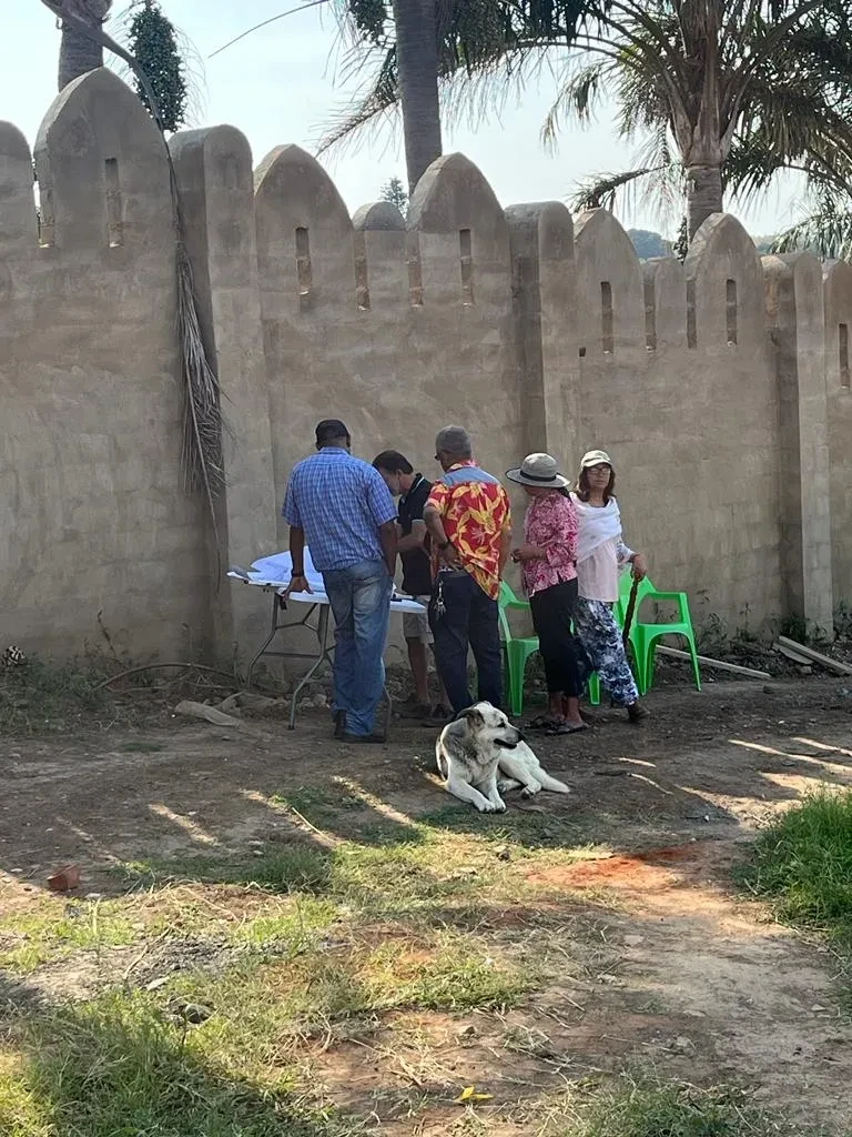 Project site — construction progress photo