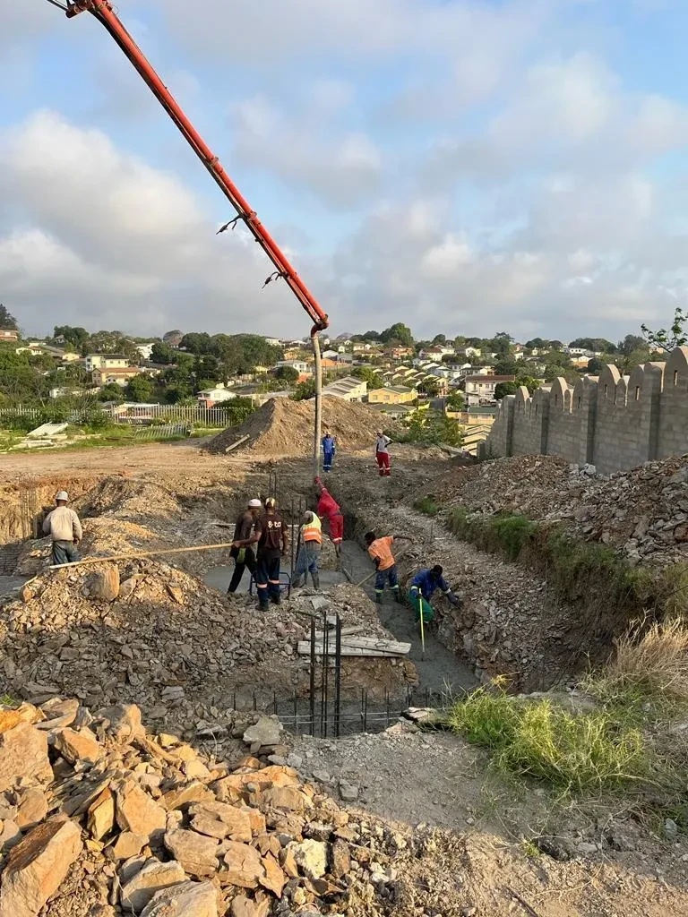 Project site — construction progress photo