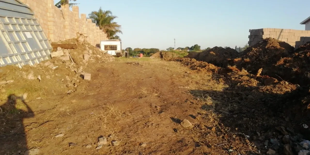 Project site — construction site with partial buildings and materials