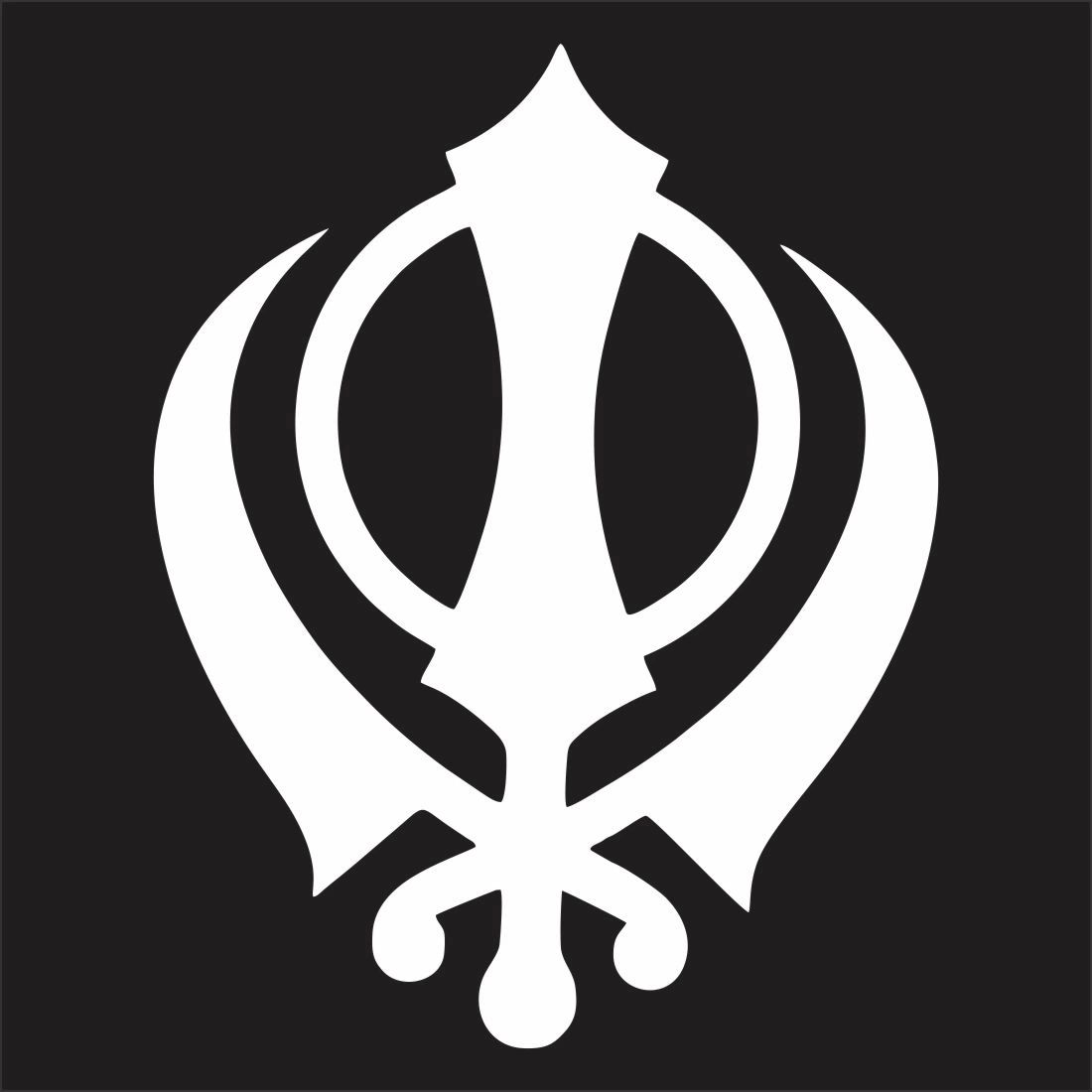 Khanda symbol for the Kwazulu Sikh Center